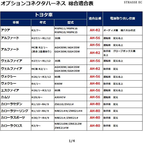 STREET（車） 電源 取り出し オプション コネクタ ハーネス