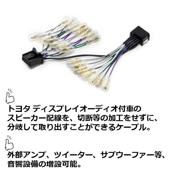 トヨタ スピーカー 配線 分岐 ハーネス ケーブル ディスプレイオーディオ アルファード カムリ カローラ C Hr ハリアー ヤリス Rav4 ストリート Ah 84 Street Ah84 Mp Strasse Ec Yahoo 店 通販 Yahoo ショッピング