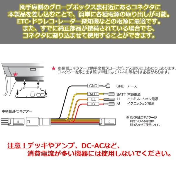 即発送 こあら85ページ STREET（車） 電源 取り出し オプション コネクタ ハーネス 日産