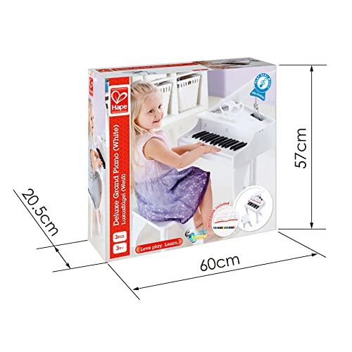 Hape(ハペ) デラックスグランドピアノ(白色) E0338A 
