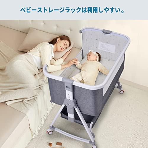 ベビーベッド Bellababy コンパクト 高さ調整 持ち運び 添い寝 ベビーベッド Bellababy コンパクト 高さ調整 持ち運び 添い寝 ベビー
