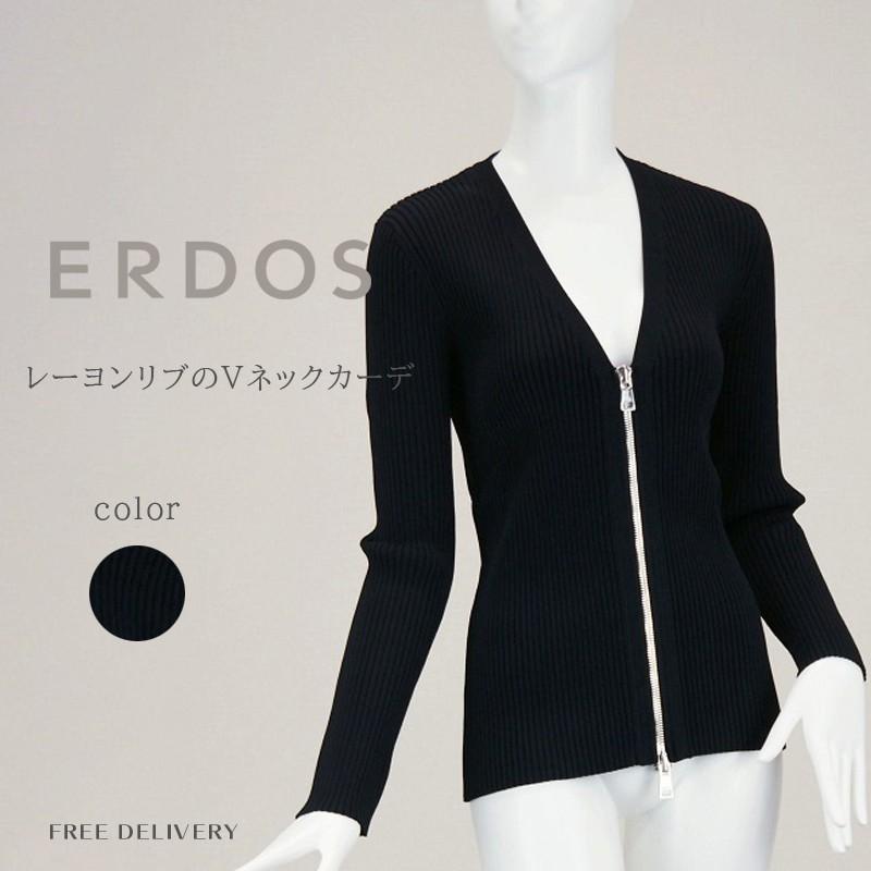 Erdos オルドス カーディガン Vネック 上品 オフィス スーツ シンプル レディース パンツ 春 夏 秋 送料無料 Revoke Teslathemes Com