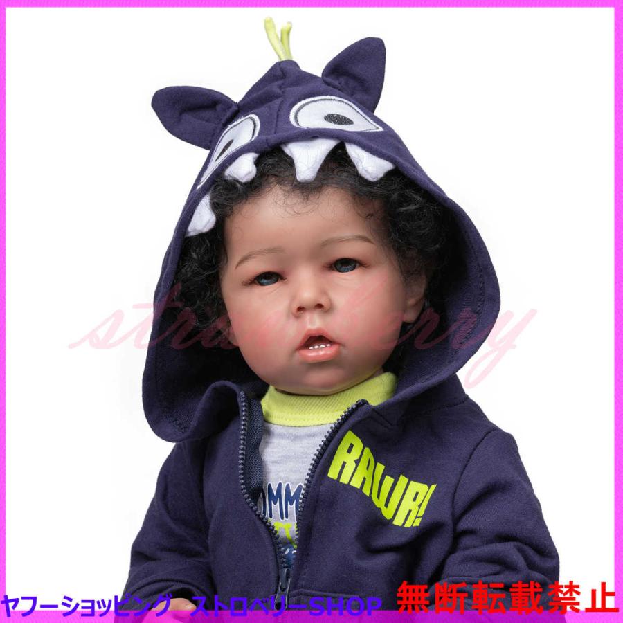 抱き人形 男の子 リアル シリコーン 赤ちゃん 人形 リボーンドール 黒い肌 50センチ かわいい 抱き人形 楽天最安値に挑戦 Themtransit Com