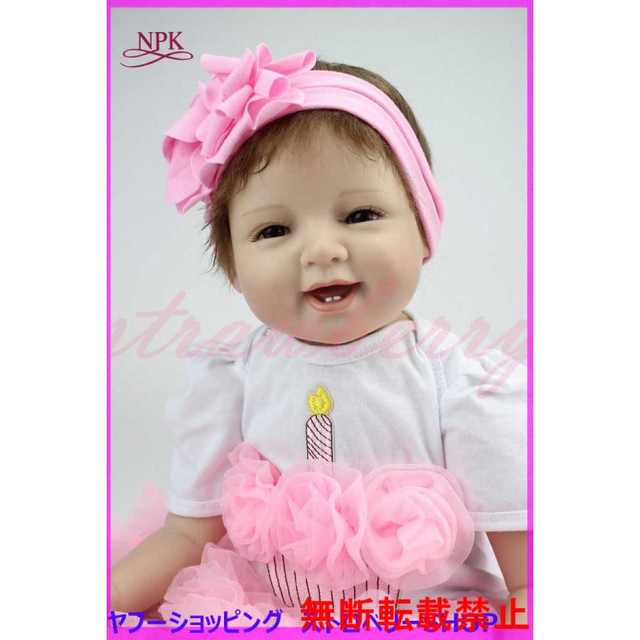 55センチ リアル かわいい衣装付き にっこり笑顔 女の子 赤ちゃん 人形 リボーンドール 抱き人形 大人気商品 Themtransit Com