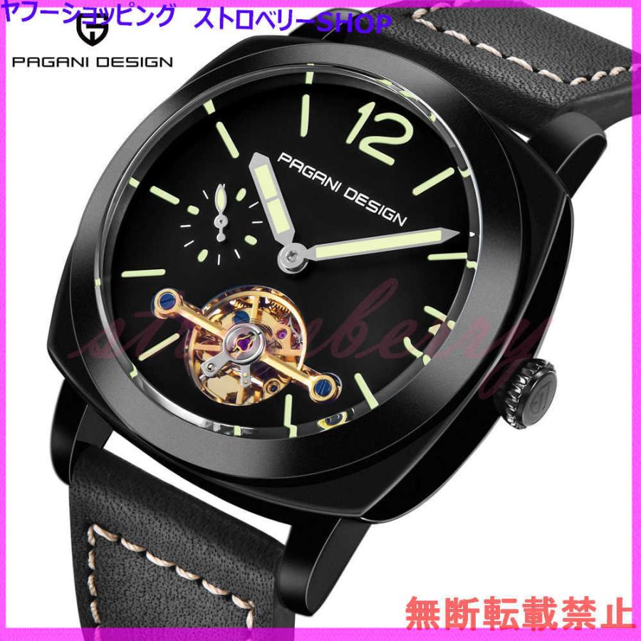 PAGANI DESIGN 腕時計 メンズ 40代 30代 20代 おしゃれ ブランド 機械式 防水 スケルトン