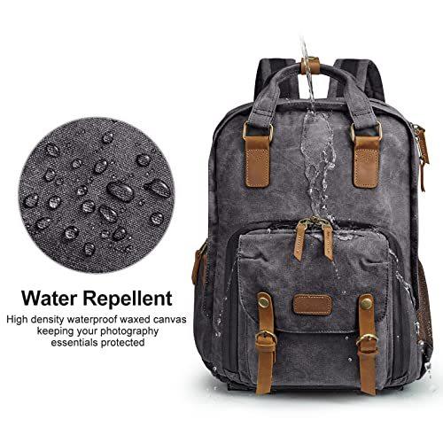 S-ZONE カメラリュック カメラバッグ バックパック 2気室 防水 大容量 一眼レフ用 撮影用品収納 防振 外出 旅行 三脚取付可 横側取り出し ZONE カメラリュック カメラバッグ バックパック 2気室 防水 大容量 一眼レフ用 撮影用品収納 防振 外出 旅行 三脚取付可 横側取り出し