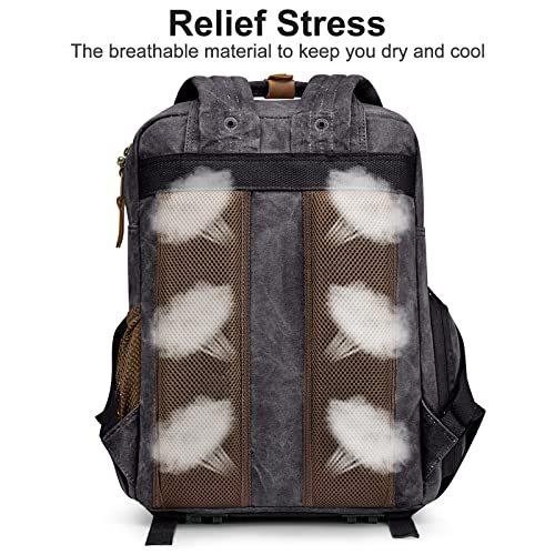 S-ZONE カメラリュック カメラバッグ バックパック 2気室 防水 大容量 一眼レフ用 撮影用品収納 防振 外出 旅行 三脚取付可 横側取り出し ZONE カメラリュック カメラバッグ バックパック 2気室 防水 大容量 一眼レフ用 撮影用品収納 防振 外出 旅行 三脚取付可 横側取り出し