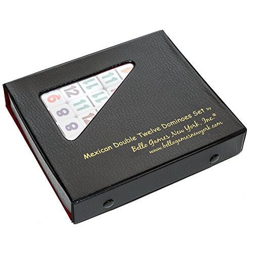 Mexican Double Twelve Professional Domino Set with Numbers Mexican Double Twelve Professional Domino Set with Numbers Bello Games New York， Inc