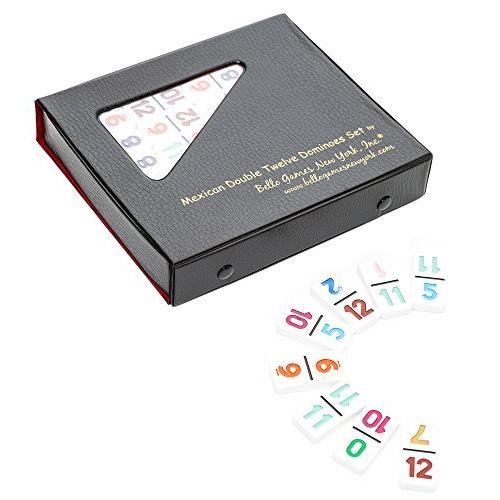 Mexican Double Twelve Professional Domino Set with Numbers Mexican Double Twelve Professional Domino Set with Numbers Bello Games New York， Inc