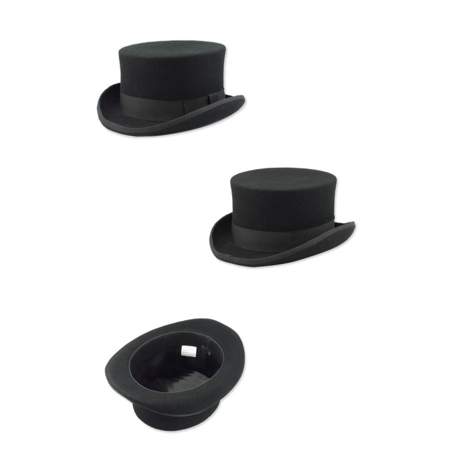 GENTLY フエルト ロークラウン シルクハット FELT LOW CROWN SILK HAT