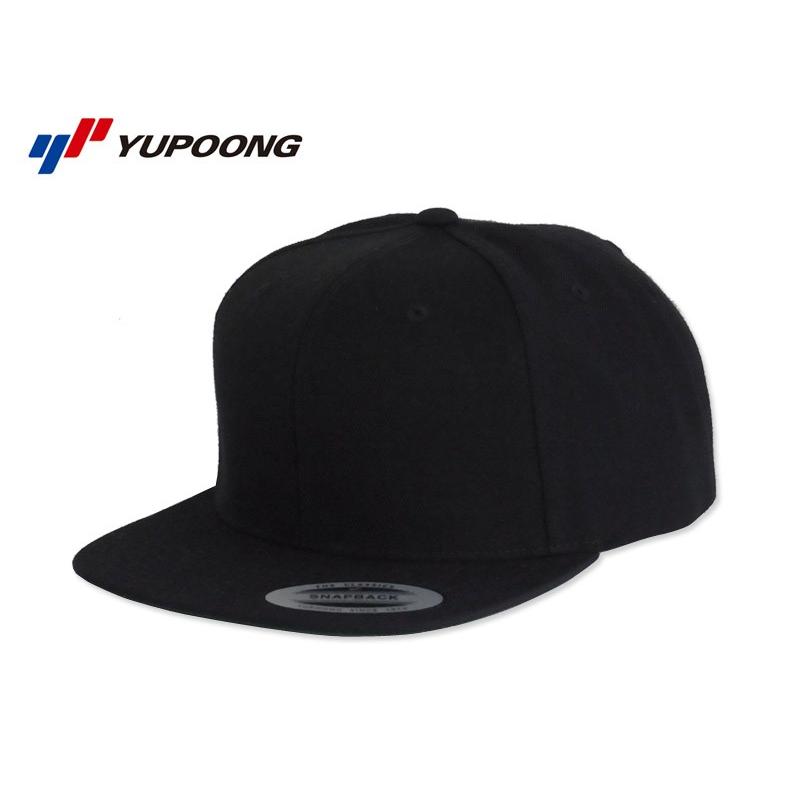FLEXFIT【フレックスフィット】YUPOONG PREMIUM CLASSIC SNAPBACK BLACK クラシック スナップバックキャップ ブラック 13566 | 
