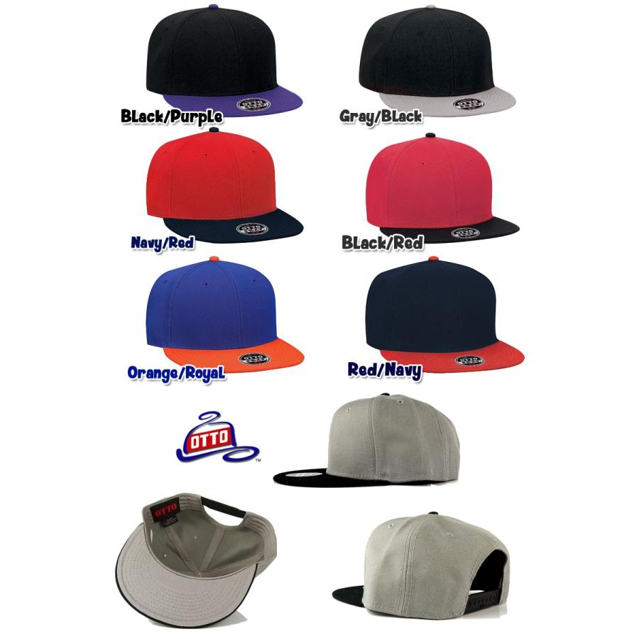 ウールフラットバイザー 2トーン スナップバック OTTO オット Wool  FlatVisor ProStyle 2tone SnapbackCaps 14461 20738 | NAUTICA | 02