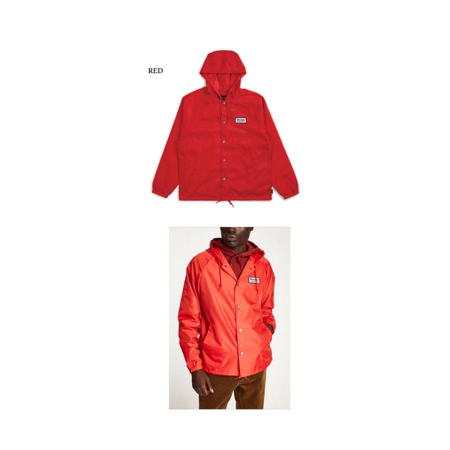 BRIXTON（ブリクストン） PALMER HOOD JACKET RED フード コーチ 