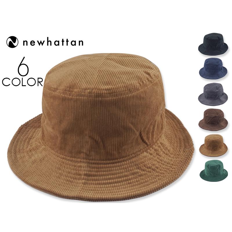 NEWHATTAN【ニューハッタン】COTTON CORDUROY BUCKET HAT J1570
