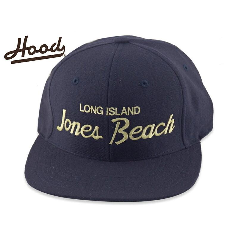 HOOD HAT【フードハット】LONG ISLAND JONES BEACH SNAPBACK NAVY/MAIZE ロングビーチ ジョーンズ・ビーチ  ネイビー/メイズ 19057｜stream-hat