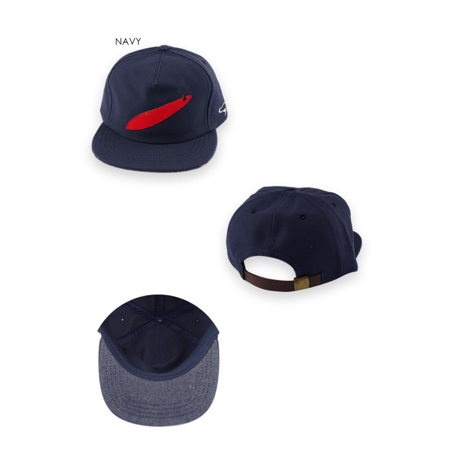 The Ampal Creative アンパルクリエイティブ Single StrapBack Cap Navy ストラップバックキャップ ネイビー 19334　21343｜stream-hat｜02