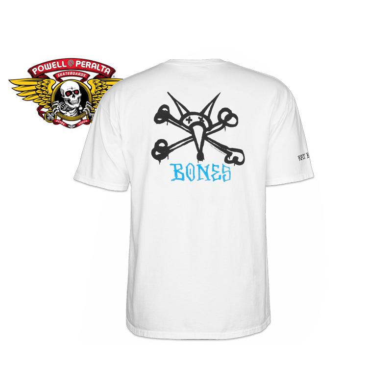 POWELL PERALTA【パウエル・ペラルタ】Rat Bones T-Shirts WHITE 