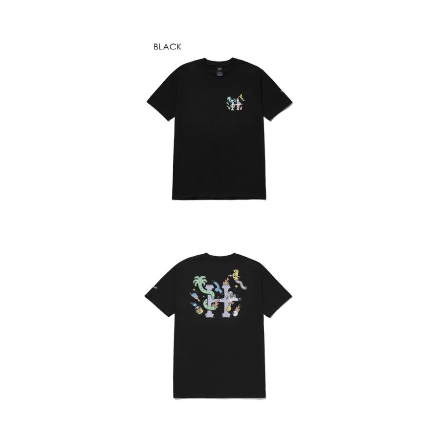 ★国内在庫/即発可*HUF×STEVEN HARRINGTON*HロゴTシャツ/BH★ HUF×STEVEN HARRINGTON【ハフ×スティーブン・ハリントン】H T