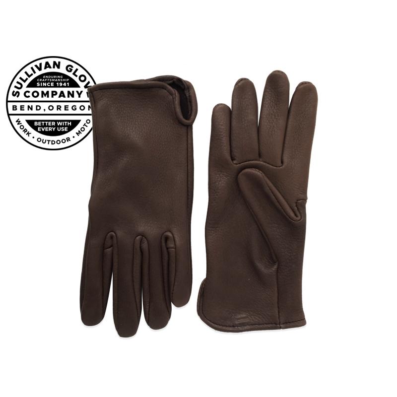 SULLIVAN GLOVE【サリバングローブ】DEER SKIN GLOVE BROWN ディアスキン グローブ ブラウン 20060 21251 [鹿革 手袋] | 