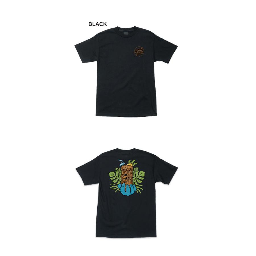 SANTA CRUZ【サンタクルーズ】Tiki Hand T-SHIRTS BLACK ティキハンド Tシャツ ブラック 20379｜stream-hat｜02