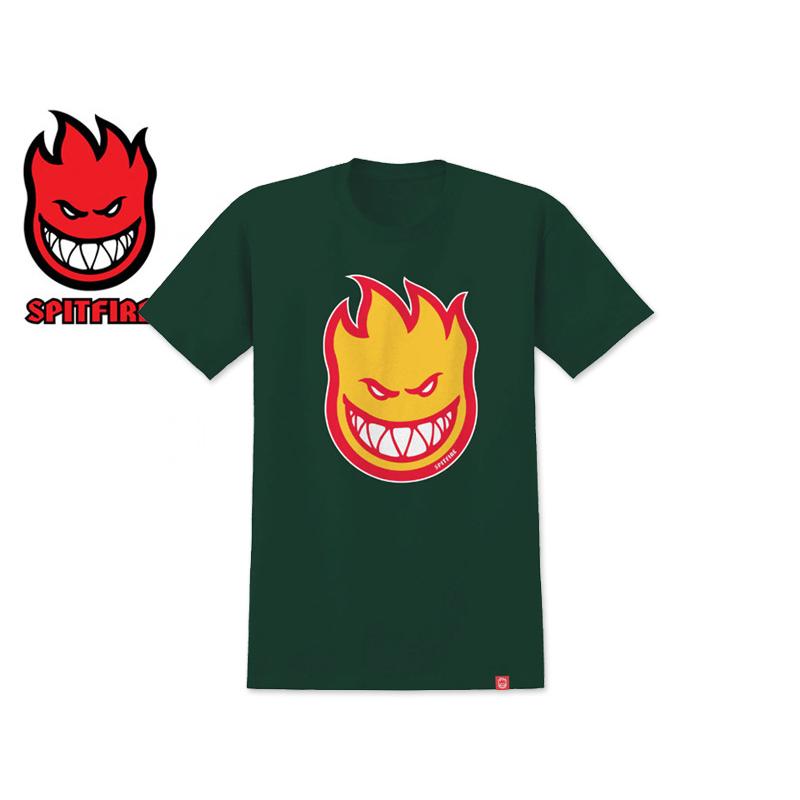 SPITFIRE WHEELS SPITFIRE スピットファイヤー BIGHEAD T-SHIRT FOREST 