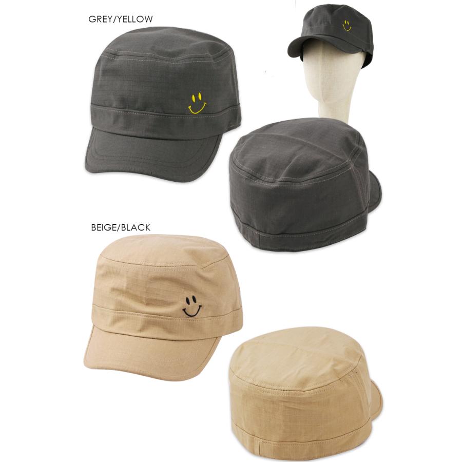 STANDARD HAT LABO スタンダードハットラボ RIPSTOP WORK CAP SIDE SMILE LOGO リップストップ ...
