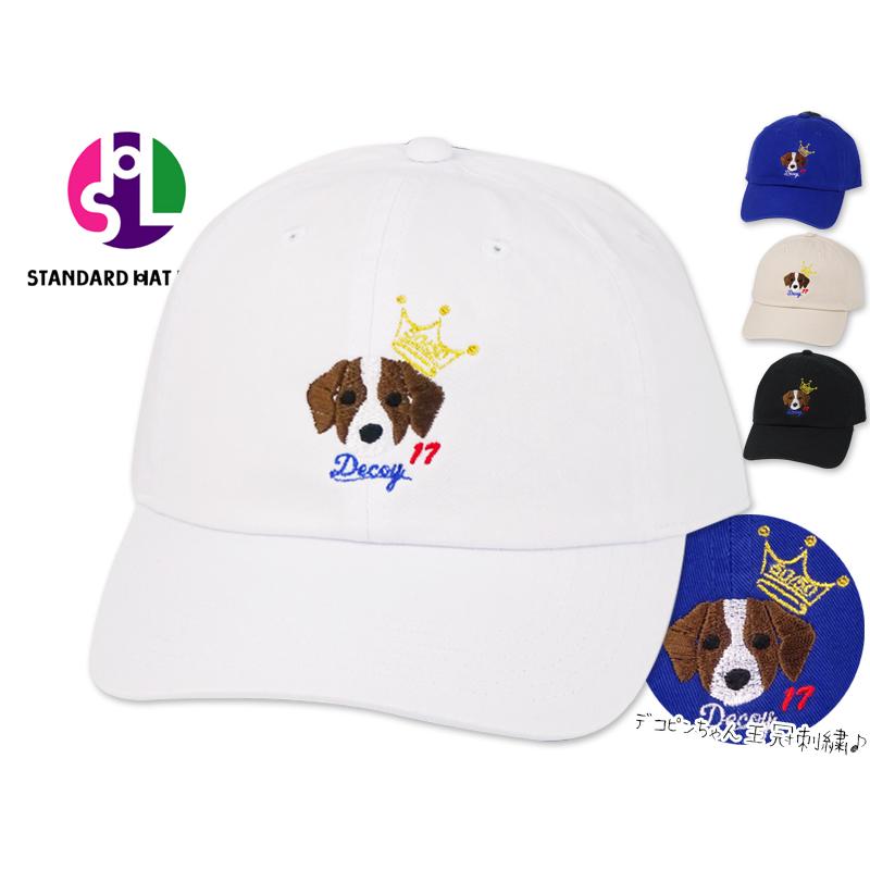 STANDARD HAT LABO スタンダードハットラボ DECOY CROWN 17 LOGO CAP デコイ クラウン デコピン ...