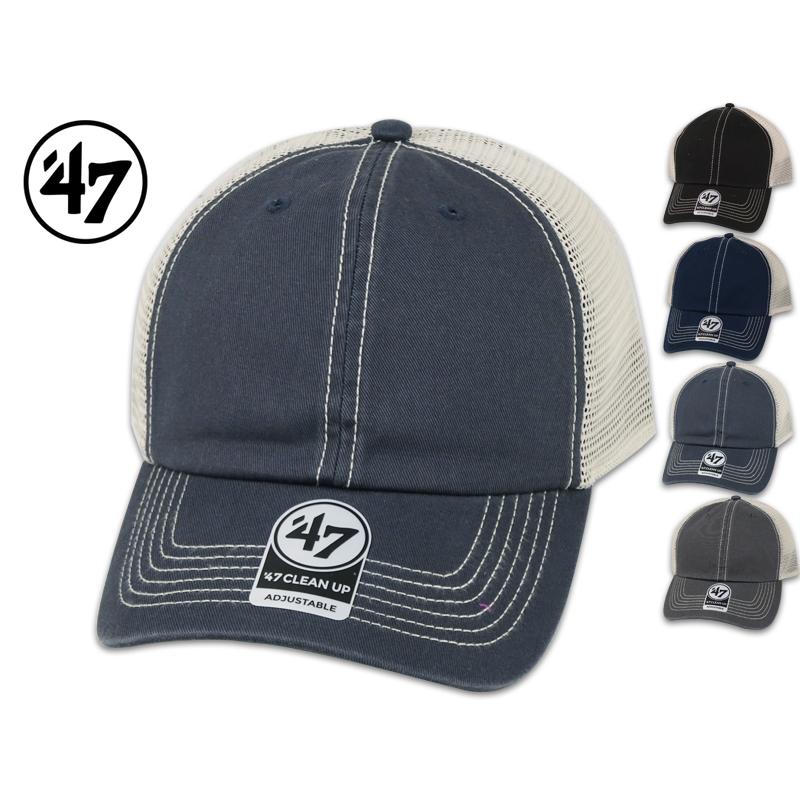 47BRAND フォーティーセブンブランド BLANK TRAWLER CLEAN UP MESHCAP