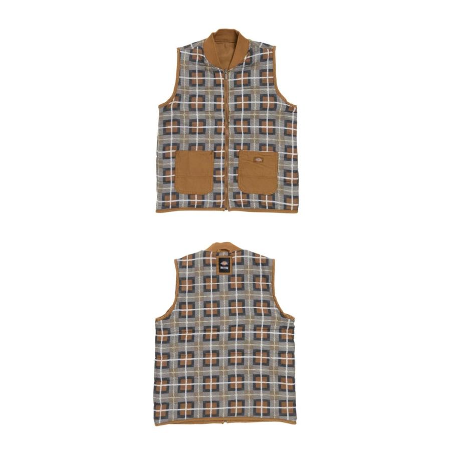 THE NERDYSブラウン ベストMELTON Over Vest Brown MARINER VEST W/N