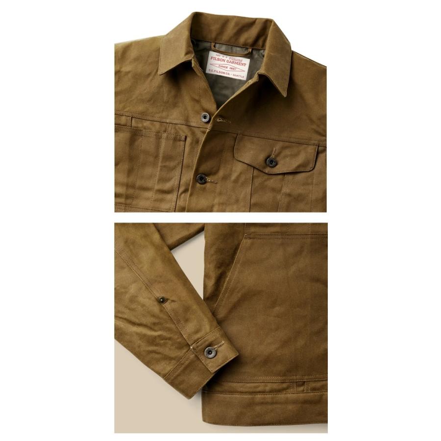 FILSON フィルソン SHORT LINED CRUISER JACKET DARK TAN ショート ラインド クルーザージャケット ダークタン 22926の画像
