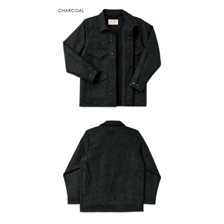 FILSON フィルソン MACKINAW WOOL CRUISER JACKET CHARCOAL マッキノーウール クルーザー ジャケット チャコール 22927の画像