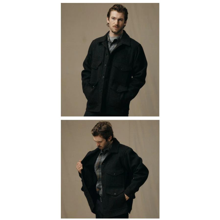 FILSON フィルソン MACKINAW WOOL CRUISER JACKET CHARCOAL マッキノーウール クルーザー ジャケット チャコール 22927の画像
