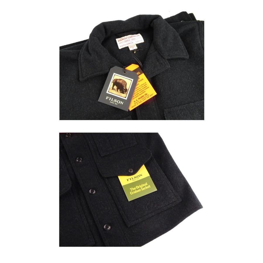 FILSON フィルソン MACKINAW WOOL CRUISER JACKET CHARCOAL マッキノーウール クルーザー ジャケット チャコール 22927の画像