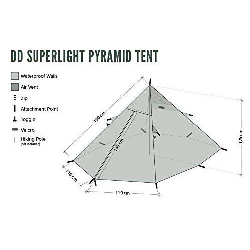 DD Hammocks Pyramid Tent   MC DD ハンモック ピラミッドテント  ...