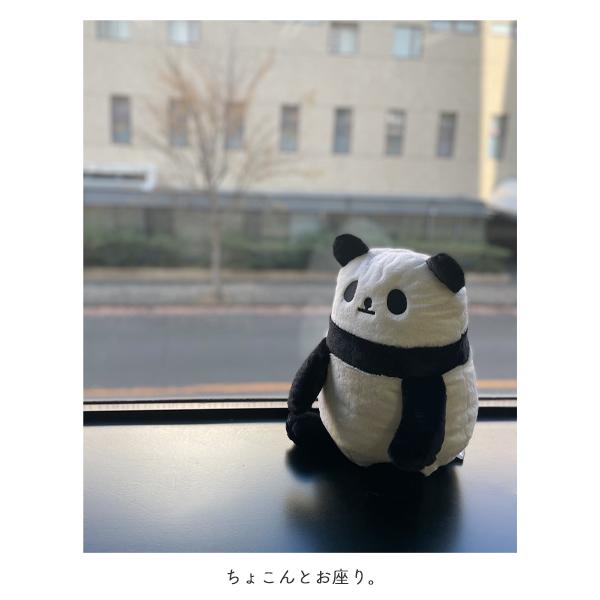 パンダティッシュケース　ぬいぐるみ　新品タグ付き　ぱんだ　PANDA パンダぬいぐるみティッシュカバー (可愛い ティッシュボックス