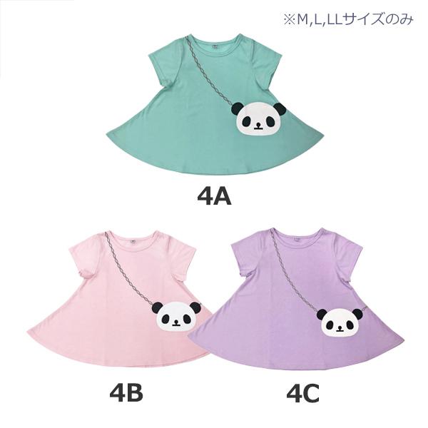 tシャツ キッズ 半袖 子ども用 子供 80 100 120 140 パンダ チュニック
