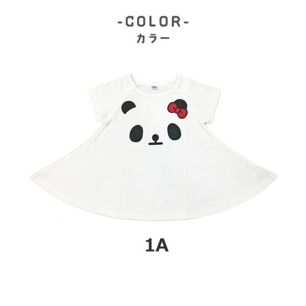tシャツ キッズ 半袖 子ども用 子供 80 100 120 140 パンダ チュニック