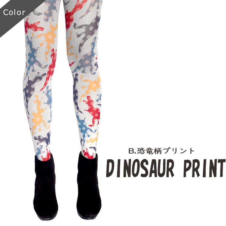 プリントタイツ 柄タイツ レディース 可愛い 個性的 おしゃれ ハロウィン 恐竜 達磨 宇宙 コスプレ ポップ ネコ 衣装 50デニール 日本製 ゆうパケット3点まで可 Xpt 7 Stream 通販 Yahoo ショッピング