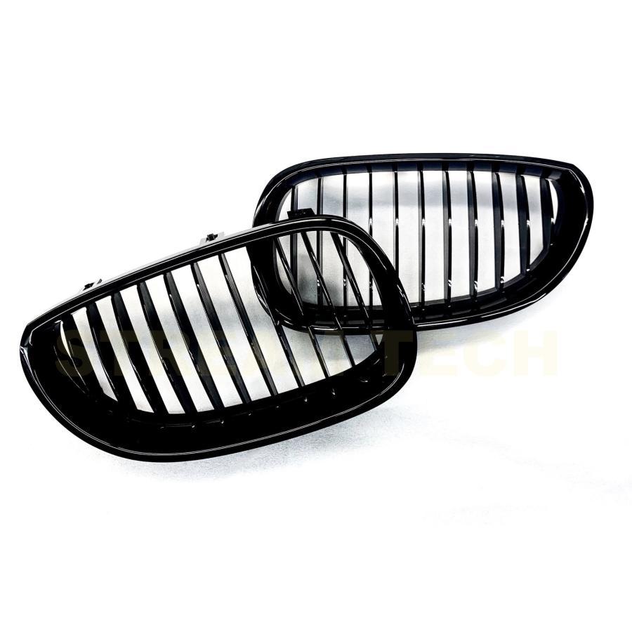 BMW E60 E61 5シリーズ用 艶有ブラック キドニーグリル センターグリル フロントグリル ラジエターグリル バンパーグリル 520 530 540 550 M5 人気商品 |  | 05
