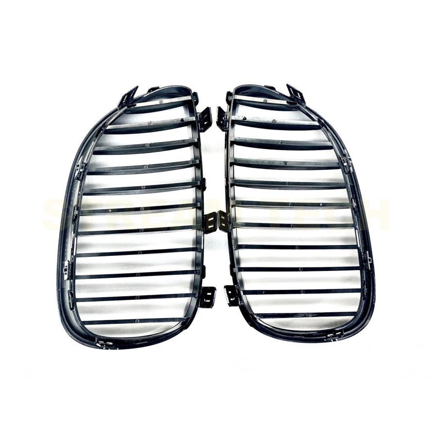 BMW E60 E61 5シリーズ用 艶有ブラック キドニーグリル センターグリル フロントグリル ラジエターグリル バンパーグリル 520 530 540 550 M5 人気商品 |  | 09