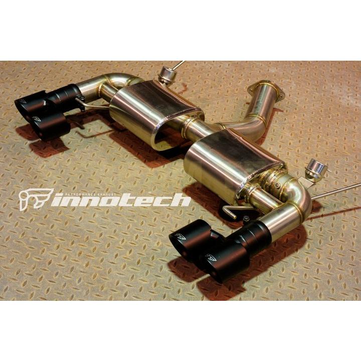 iPE イノテック BMW E90 E92 3シリーズ 335i用 可変バルブ マフラー ステンレス製 テールエンド セダン クーペ N54 | 