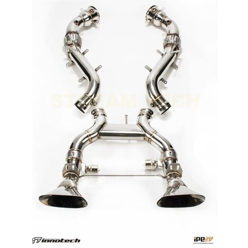 iPE イノテック McLaren MP4-12C用 可変バルブ マフラー フルシステム ステンレス製 キャタライザー テールエンド マクラーレン | 