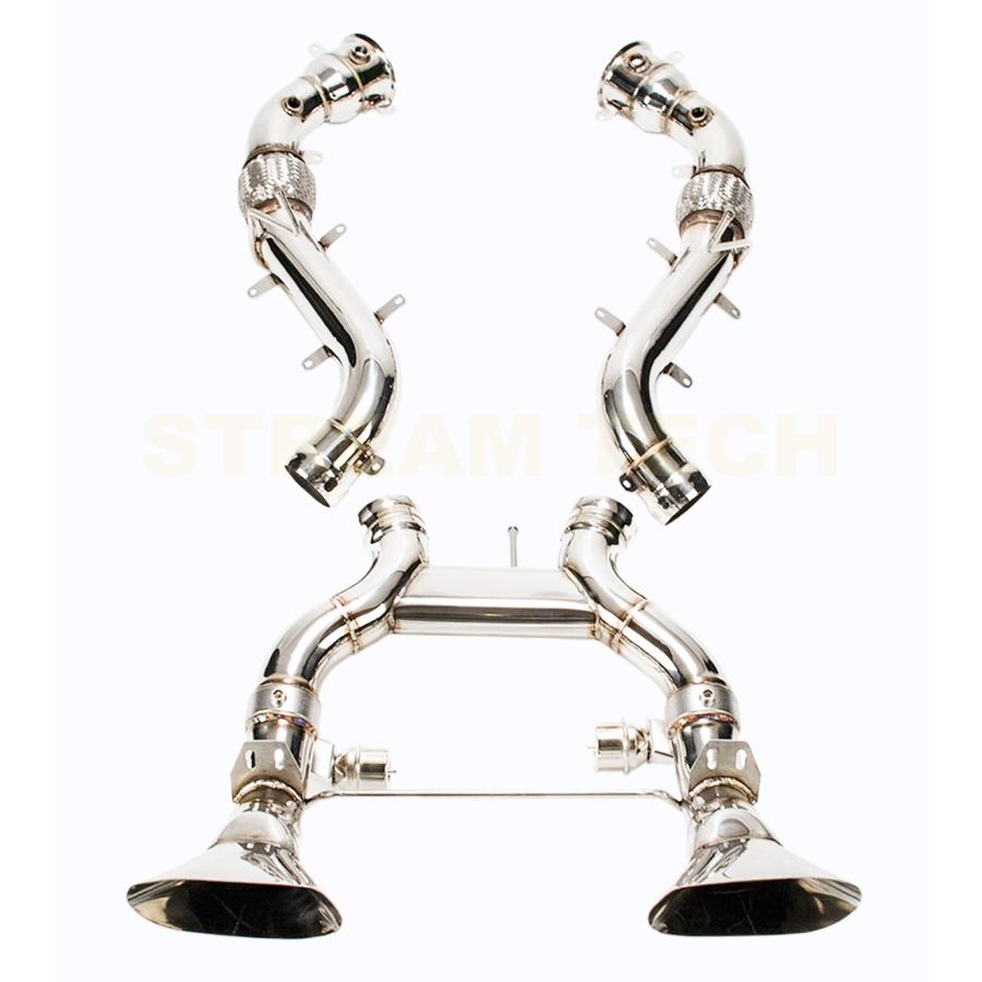 iPE イノテック McLaren MP4-12C用 可変バルブ マフラー フルシステム ステンレス製 キャタライザー テールエンド マクラーレン |  | 05