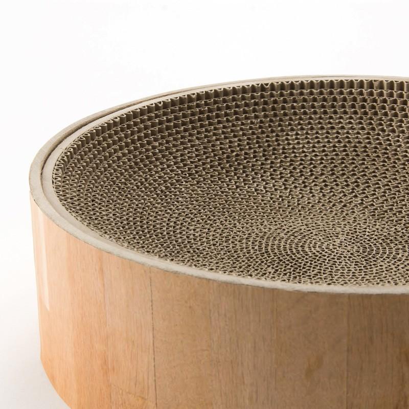 猫壱 バリバリボウル 猫柄 ライトブラウン ベッド 爪とぎ つめとぎ リラックス |  | 01