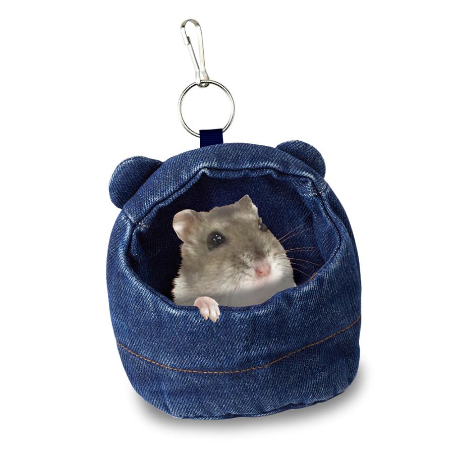 マルカン　デニムのポケハムベッド　ねぶくろ　デニム生地　ハムスター　寝袋　 |  | 02