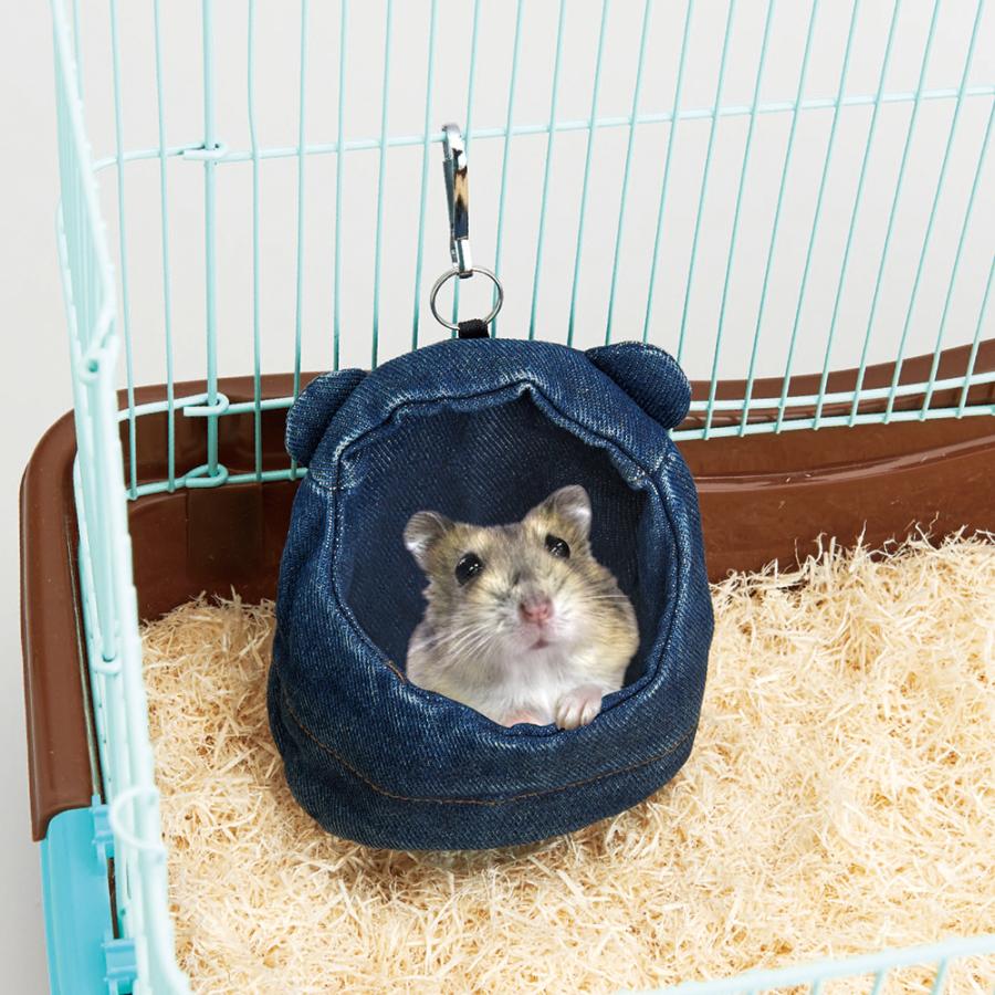 マルカン　デニムのポケハムベッド　ねぶくろ　デニム生地　ハムスター　寝袋　 |  | 03