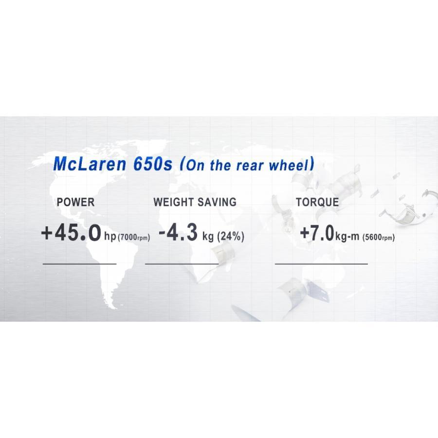 iPE イノテック McLaren 650S用 キャタパイプ ステンレス製 触媒 ストレート キャタライザー ダウンパイプ マクラーレン スパイダー |  | 08