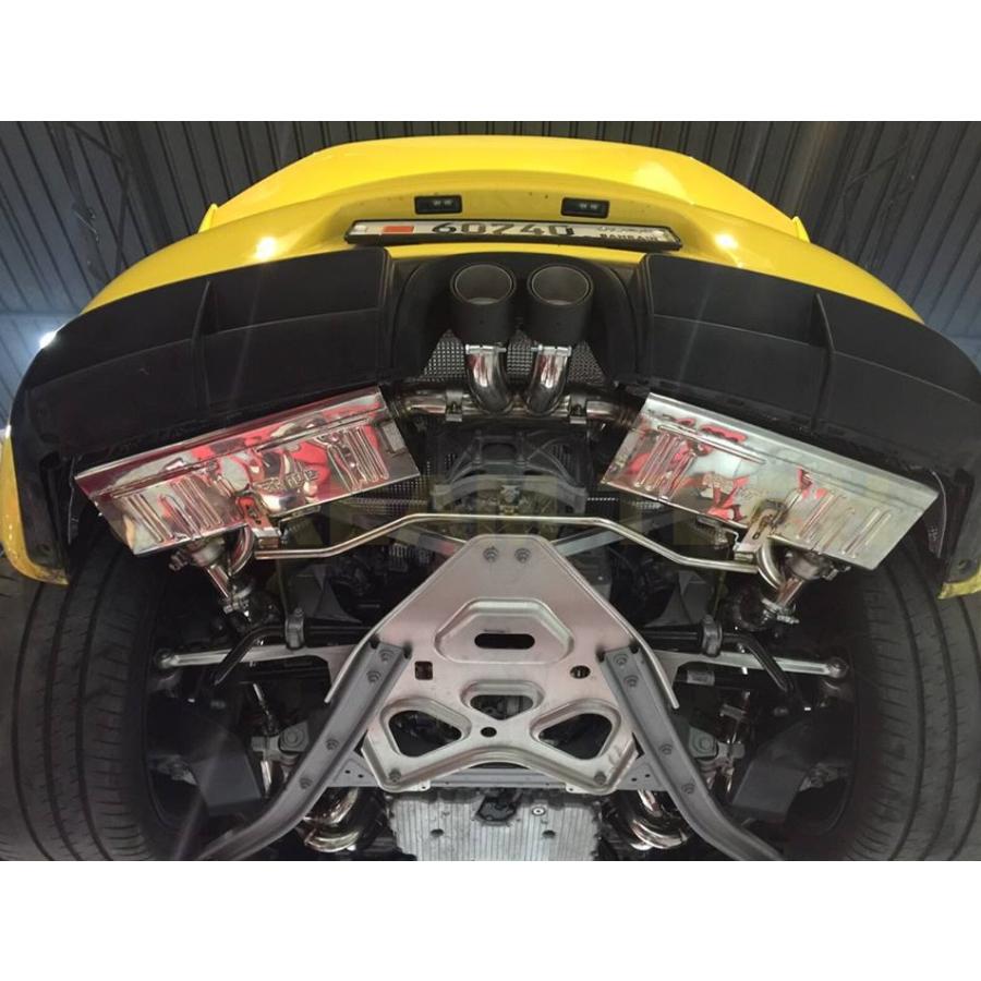 iPE イノテック PORSCHE 981 ケイマン GT4 ボクスター スパイダー用 可変バルブ付き マフラー フルシステム ステンレス製 ポルシェ Boxster Spyder Cayman｜streamtech｜03
