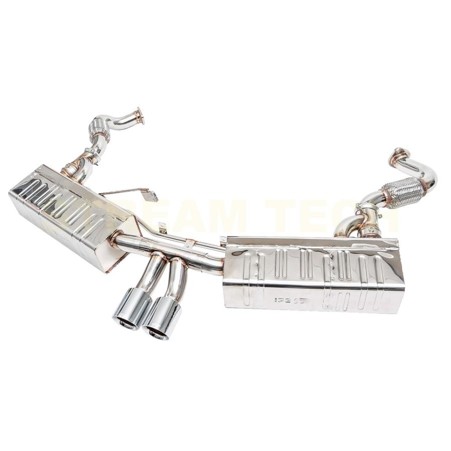 iPE イノテック PORSCHE 981 ケイマン GT4 ボクスター スパイダー用 可変バルブ付き マフラー フルシステム ステンレス製 ポルシェ Boxster Spyder Cayman |  | 05