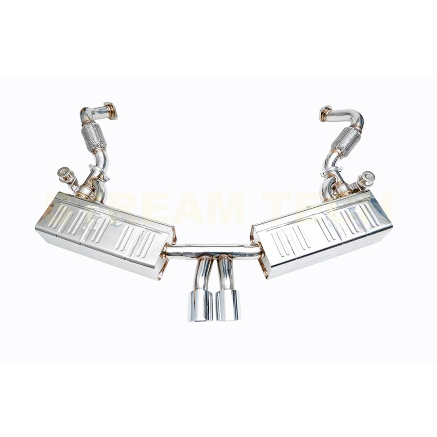 iPE イノテック PORSCHE 987 ボクスター ケイマン 前期用 可変バルブ マフラー ステンレス製 テールエンド ポルシェ Boxster Cayman 987.1 | 